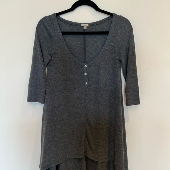 Ecote Dresses | Dark Grey Ecote Tunic Dress | Color: Black | Size: Xs | Megs121889's Closet